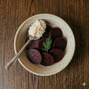 Sfecla Rosie Cu Hrean