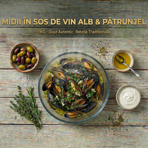Midii in sos de vin