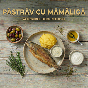 Pastrav Prajit cu mamaliga si mujdei