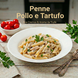 Penne con Pollo al Tartufo
