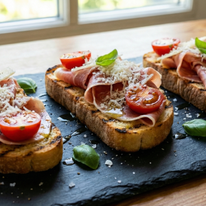 Bruschete Prosciutto Crudo