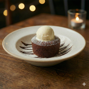 Lava Cake cu inghetata